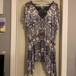 Black and white shirt